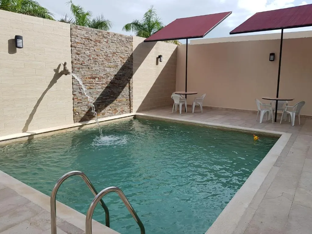 Outdoor pool and sun terrace